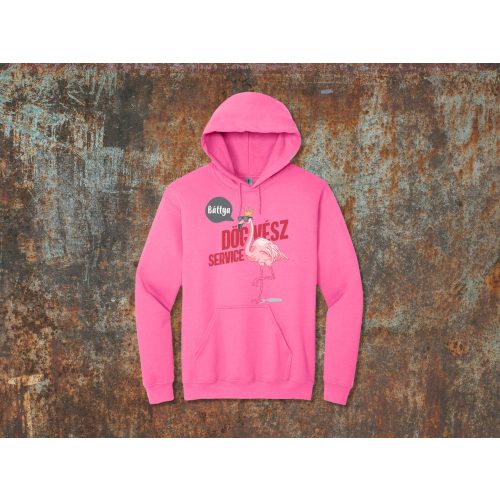 Rózsaszín flamingó bebújós pulóver-pink