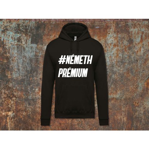 Németh prémium bebújós pulóver-fekete