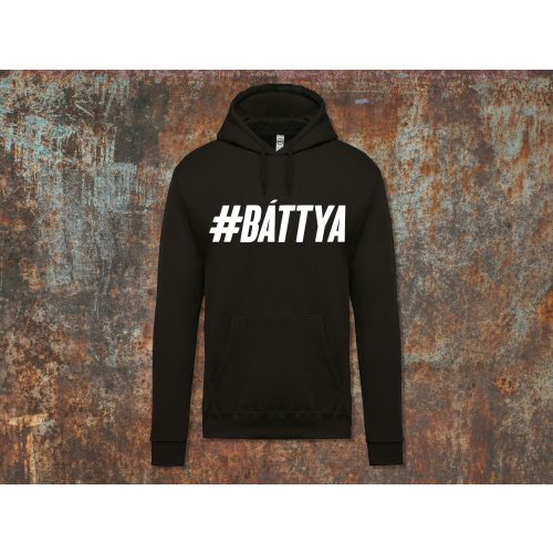 Báttya bebújós pulóver-fekete