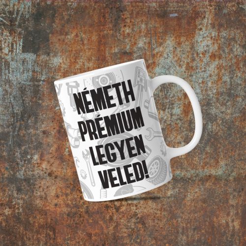Németh prémium legyen veled kerámia bögre