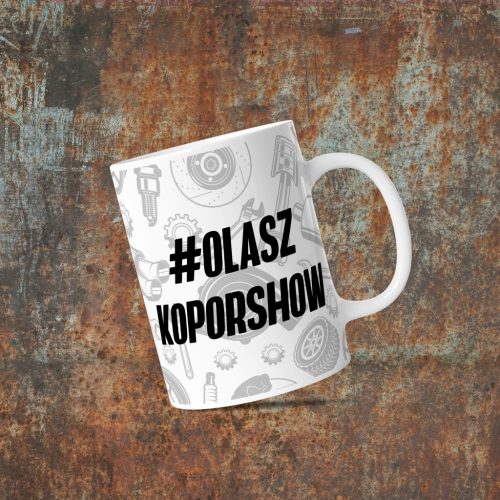 Olasz koporshow kerámia bögre