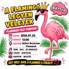 Flamingó feszt rózsaszín póló